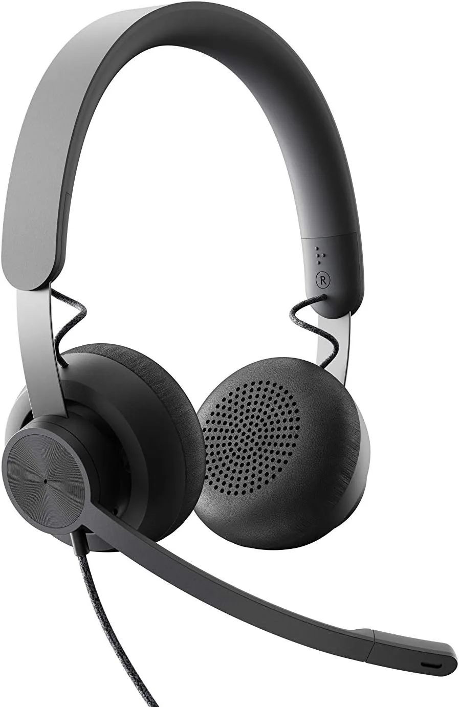 Logitech Zone Wired Noise Cancelling Headset, USB-C with USB-A Adapter - Graphite,Black