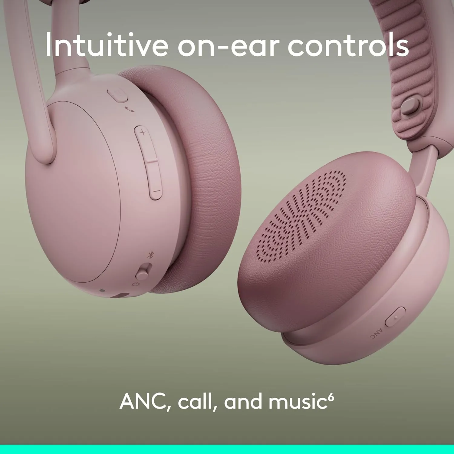Logitech Zone Wireless 2 ES Noise-Canceling Wireless Headset - Rose
