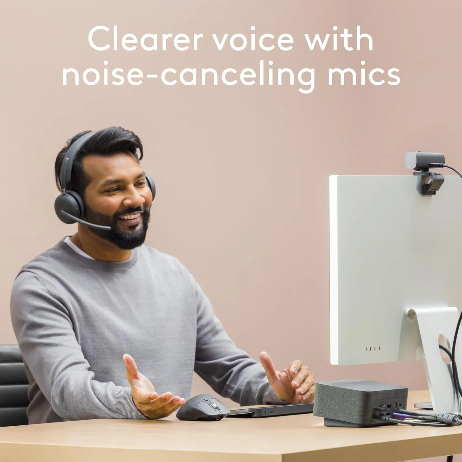 Logitech Zone Wireless 2 Premium Noise Canceling Headset - Teams, Graphite