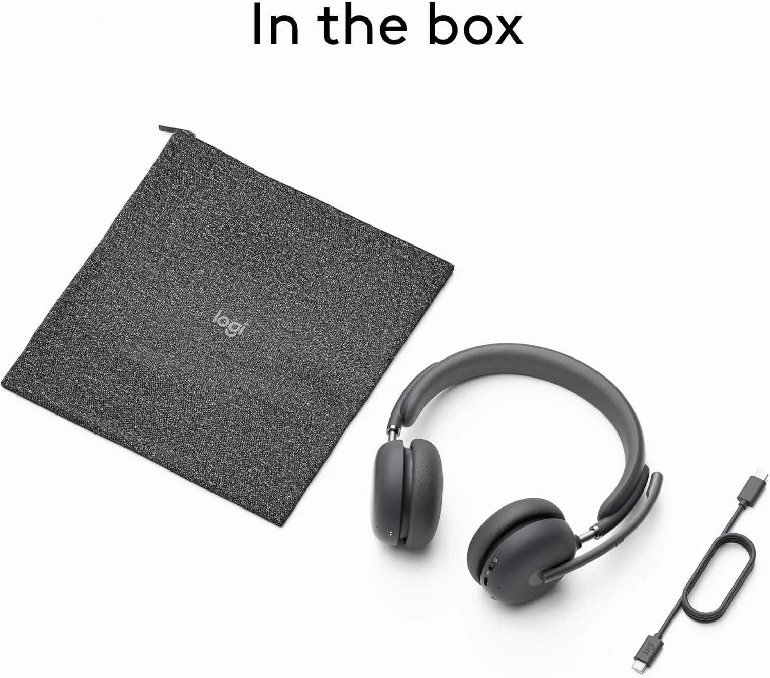 Logitech Zone Wireless 2 Premium Noise Canceling Headset - Teams, Graphite