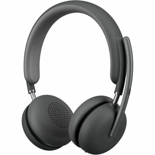 Logitech Zone Wireless 2 Premium Noise-Canceling Headset, Hybrid ANC, Teams Certified, Graphite