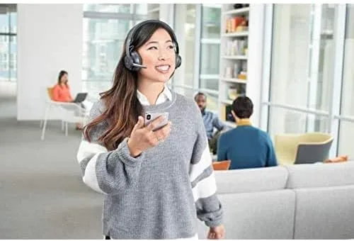 Logitech Zone Wireless Certified for Microsoft Teams Bluetooth Headset, Graphite