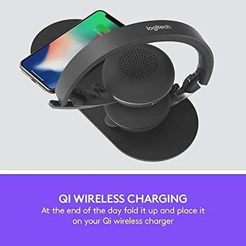 Logitech Zone Wireless Certified for Microsoft Teams Bluetooth Headset, Graphite