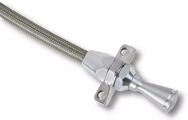Lokar TD-30PGFM Hi-Tech Firewall Mount Transmission Dipstick for GM Powerglide Transmission