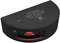 Lopolight Series 301-002 - Port Sidelight - 2NM - Vertical Mount - Red - Black Housing