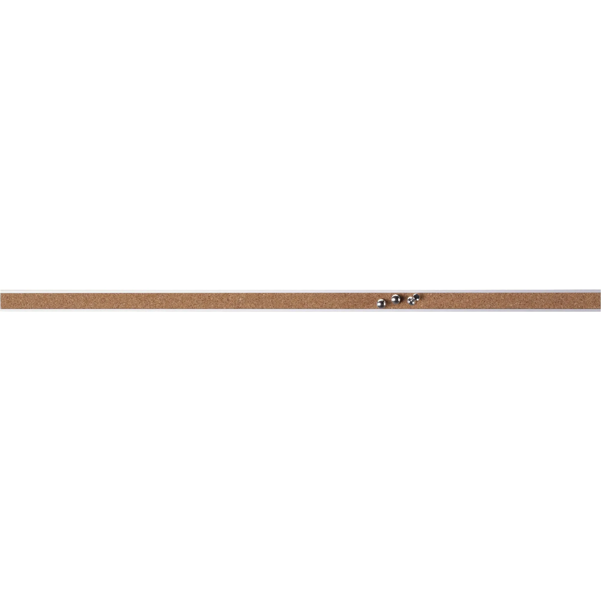 Lorell Cork Bulletin Bar, 24" Self-Sealing Cork Strip, Aluminum Frame (LLR49533)