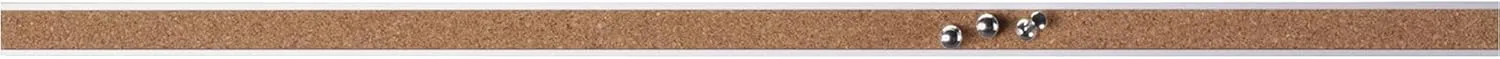 Lorell Cork Bulletin Bar, 24" Self-Sealing Cork Strip, Aluminum Frame (LLR49533)