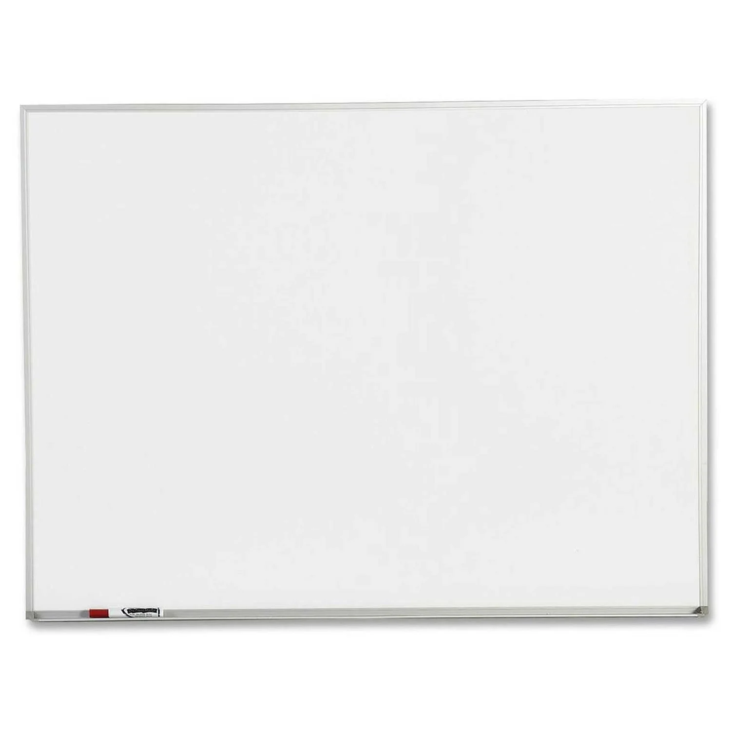 Melamine Dry-Erase Whiteboard with Aluminum Frame and Marker Tray