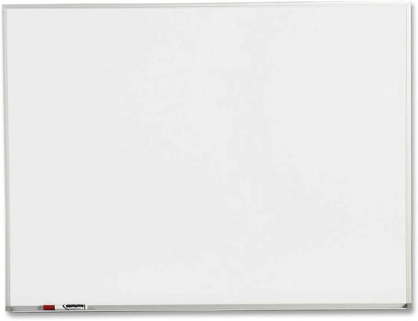 Melamine Dry-Erase Whiteboard with Aluminum Frame and Marker Tray