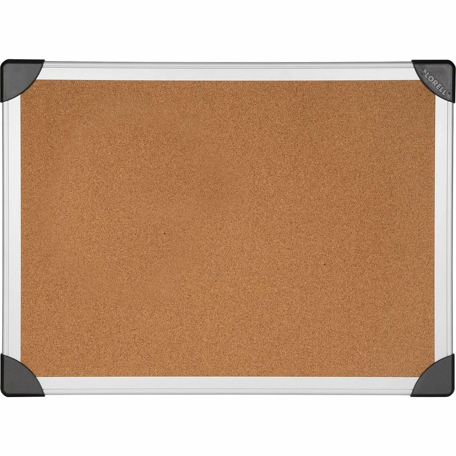 Lorell Cork Board, 36 in x 48 in, Aluminum Frame, Silver Finish