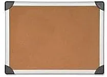 Lorell Cork Board, 36 in x 48 in, Aluminum Frame, Silver Finish