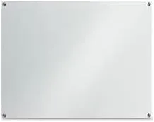 Lorell Glass Dry-Erase Board, Frost - Non-Magnetic