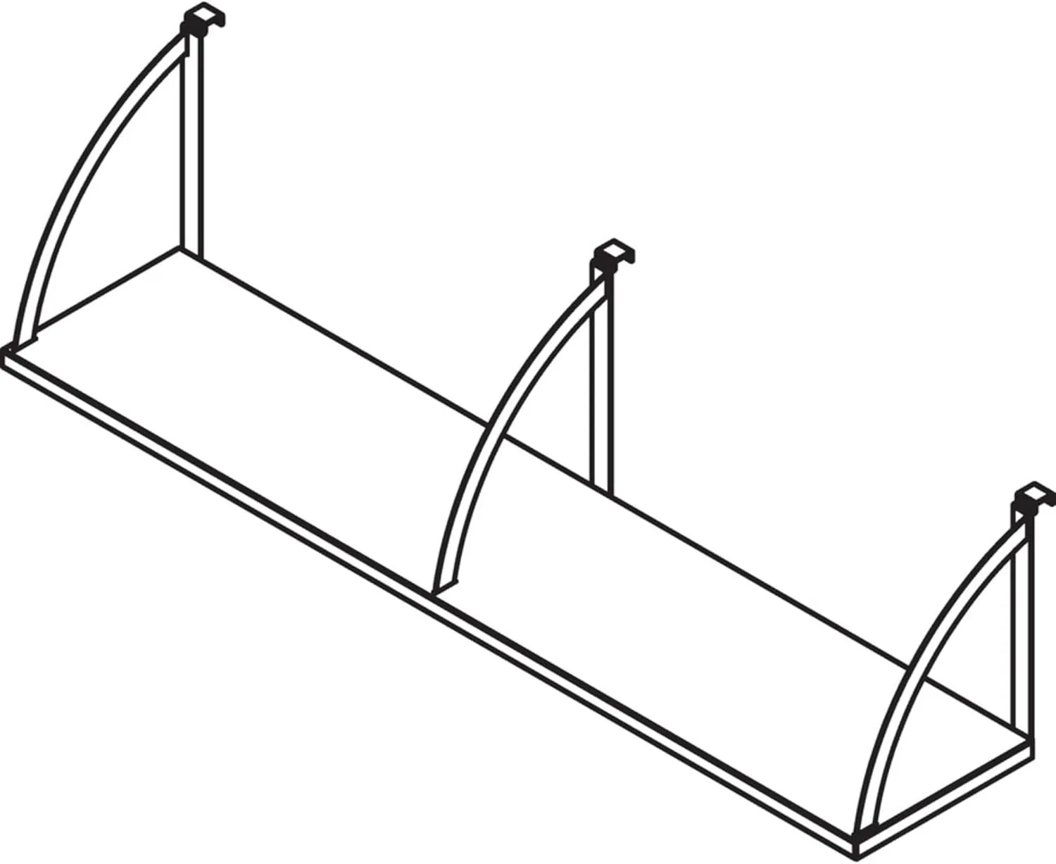 Lorell 60-Inch Panel Shelf