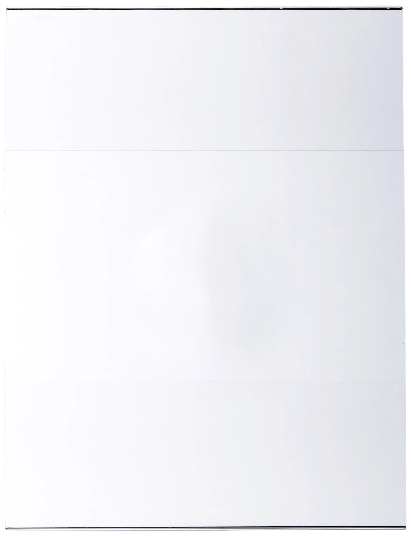 Lorell Cubicle Frame - 8.50in Holdingx 11in Holding - Rectangular Shape - Wall Mountable - Wall, File Cabinet, Locker, Cubicle - Acrylic - 1 Each
