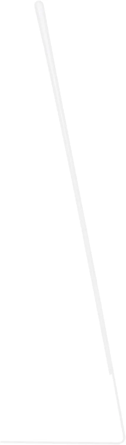 Lorell L-Base Acrylic Slanted Sign Holder Stand, 8.5 x 11, Clear, Pack of 3