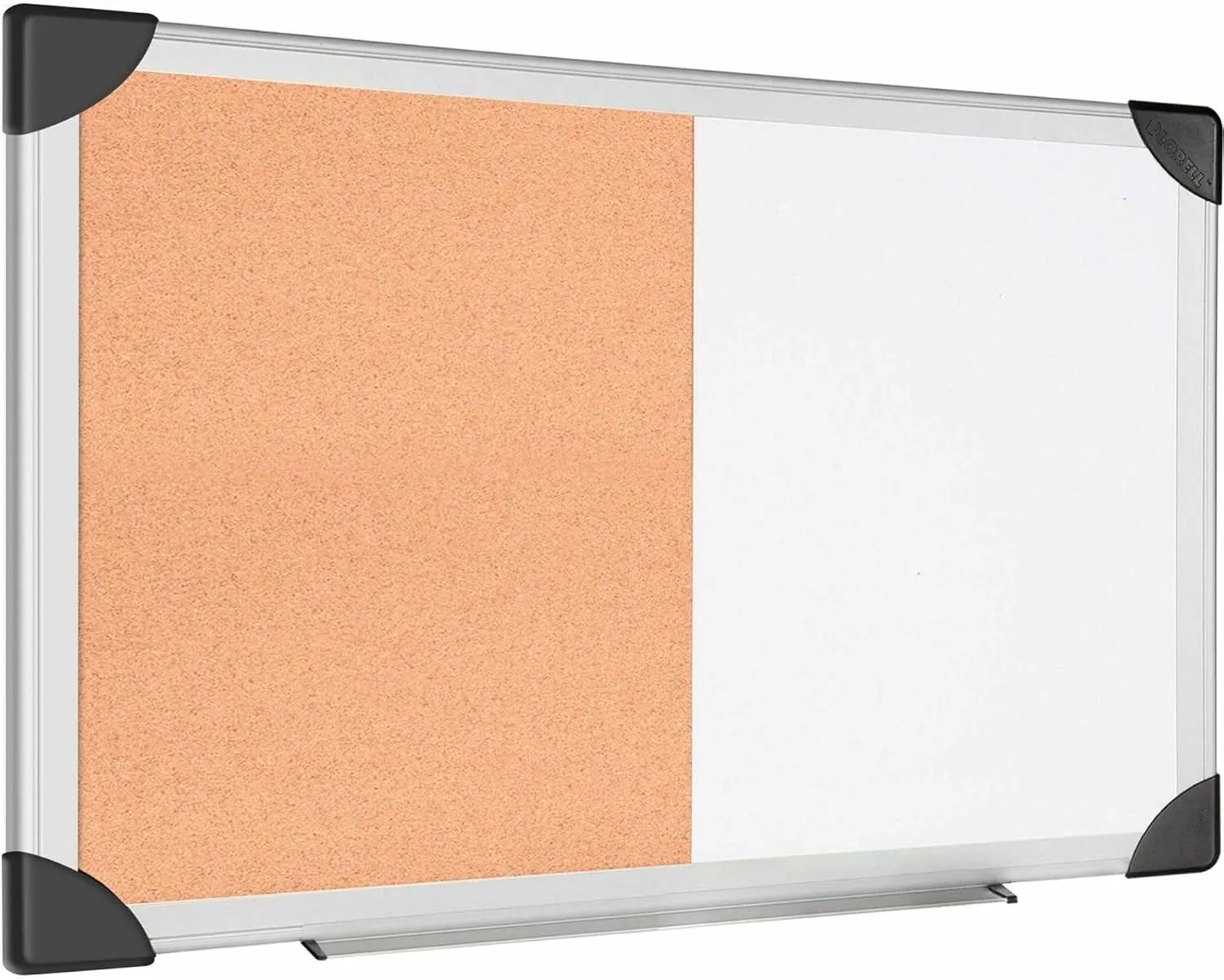 LORELL Combination Dry-Erase & Cork Board Aluminum Frame
