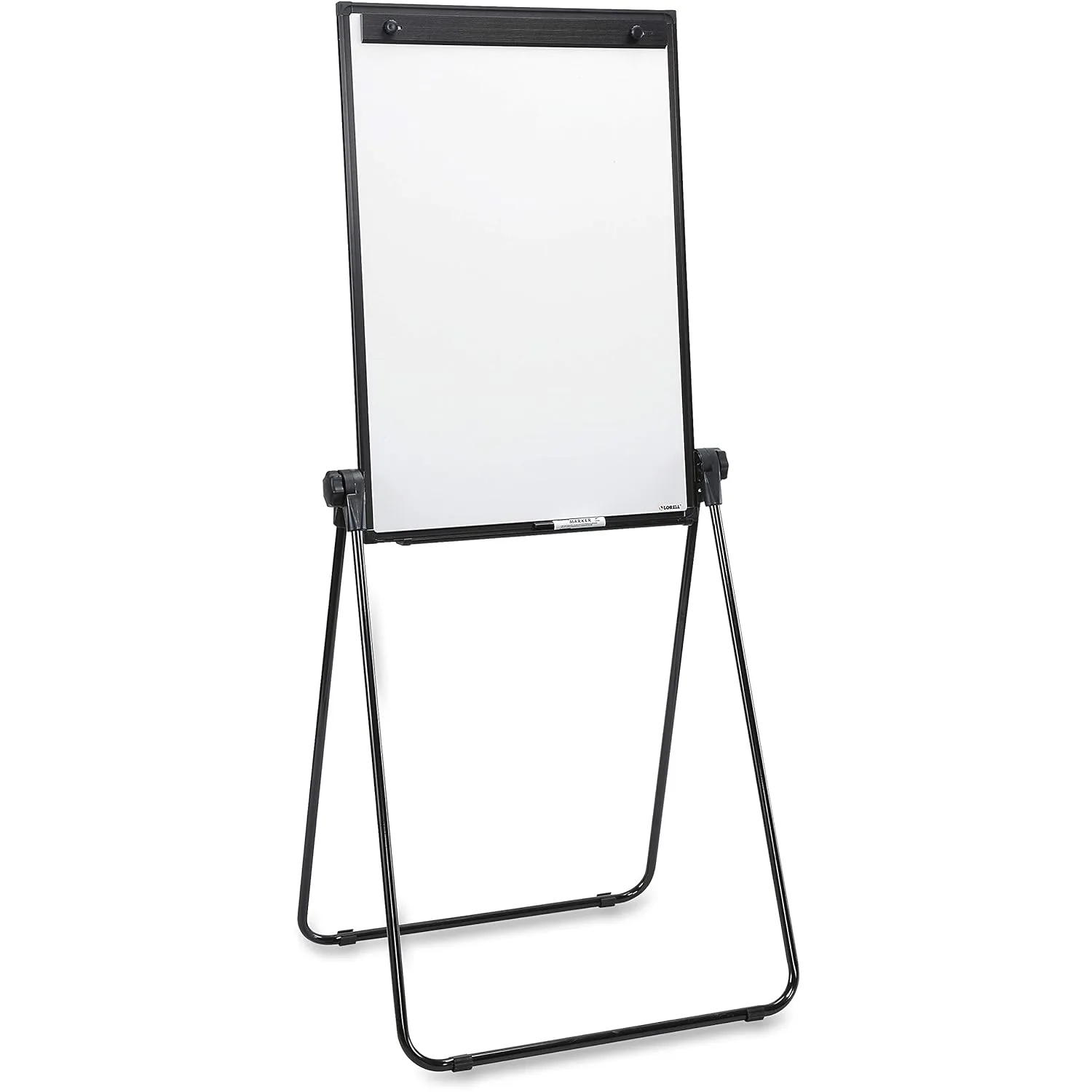 Lorell 2-sided Dry-Erase Easel with Flip-Chart Clip - 36 x 24 Inches