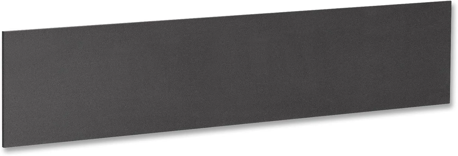 Lorell Essentials Series Hutch Tackboard, Unframed, Black