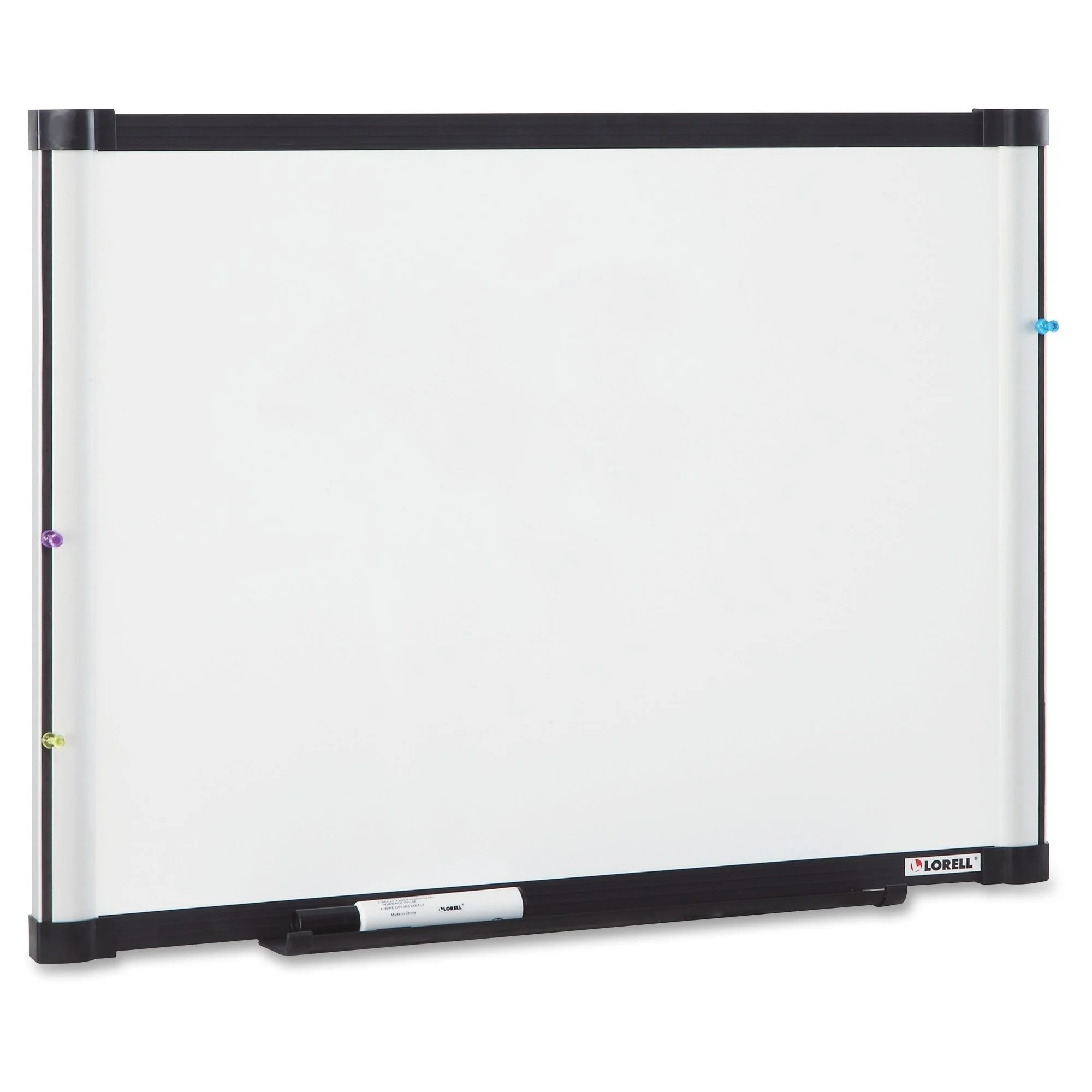 Lorell Magnetic Dry-Erase Board, 24 x 36 in Aluminum Frame