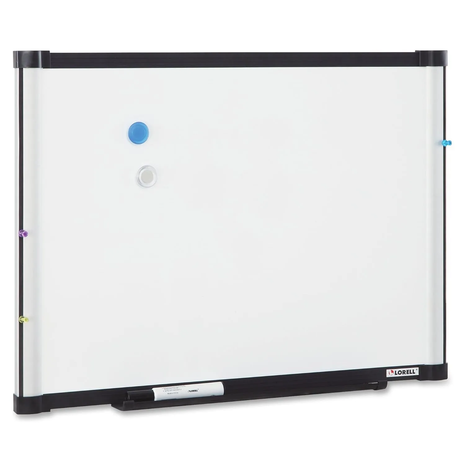 Lorell Magnetic Dry-Erase Board, 24 x 36 in Aluminum Frame