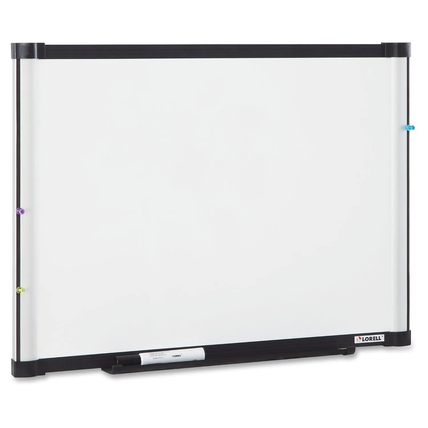 Lorell Magnetic Dry-Erase Board, 24 x 36 in Aluminum Frame