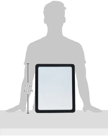 Lorell Magnetic Dry-Erase Board, 1"x15-7/8"x12-7/8", Black (LLR80664)