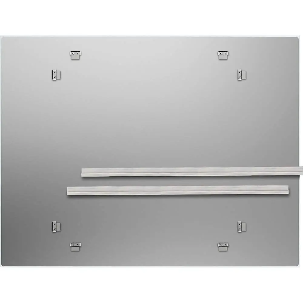 Lorell Magnetic Unframed Glass Dry-Erase Whiteboard, 46in x 36in