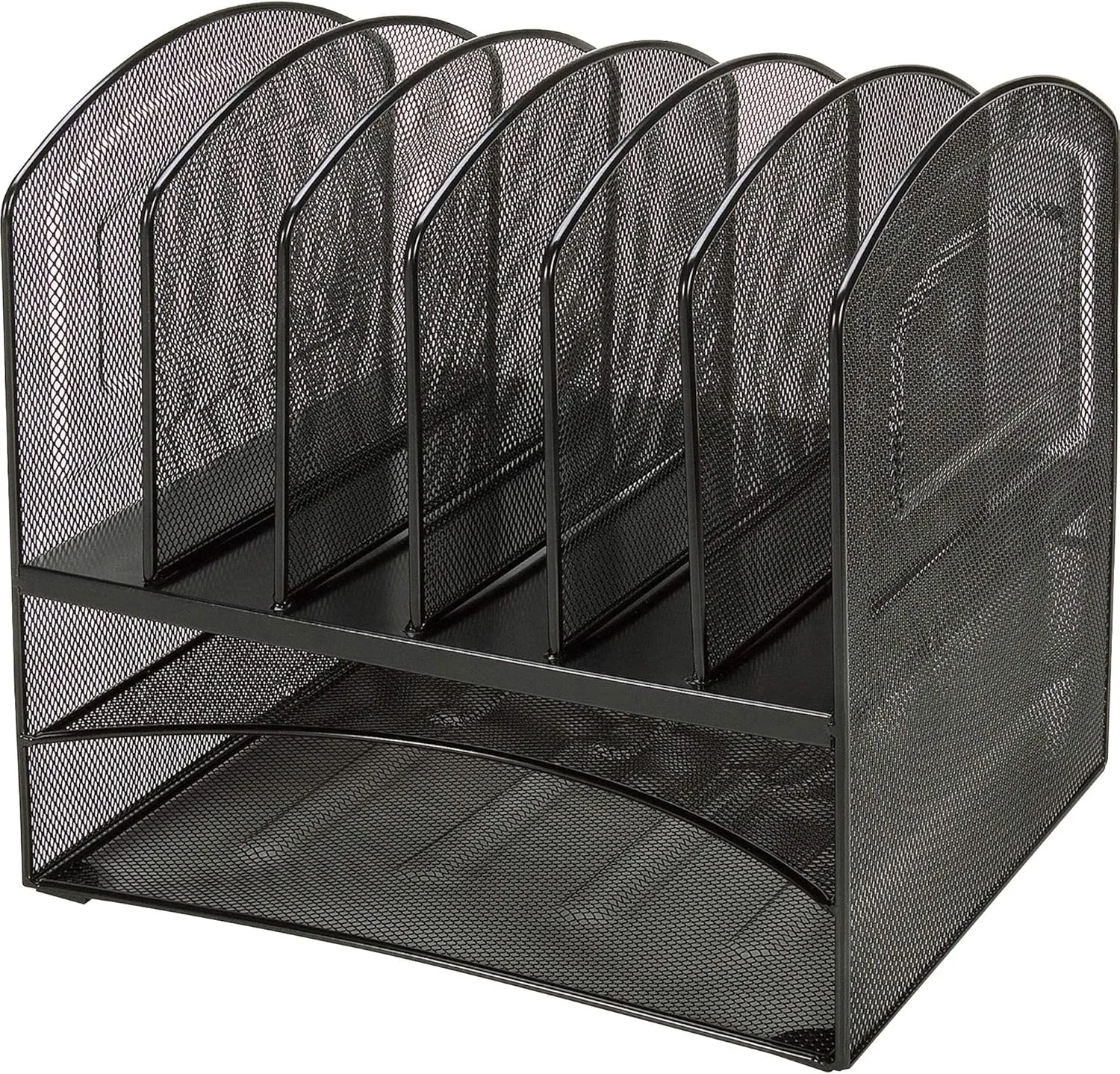 Lorell LLR37523 Horizontal Vertical Mesh Desk Organizer