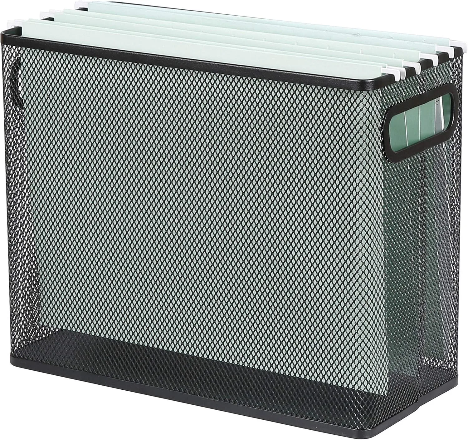 Lorell Mesh Tabletop Hanging File Holder, Letter-Size, Black