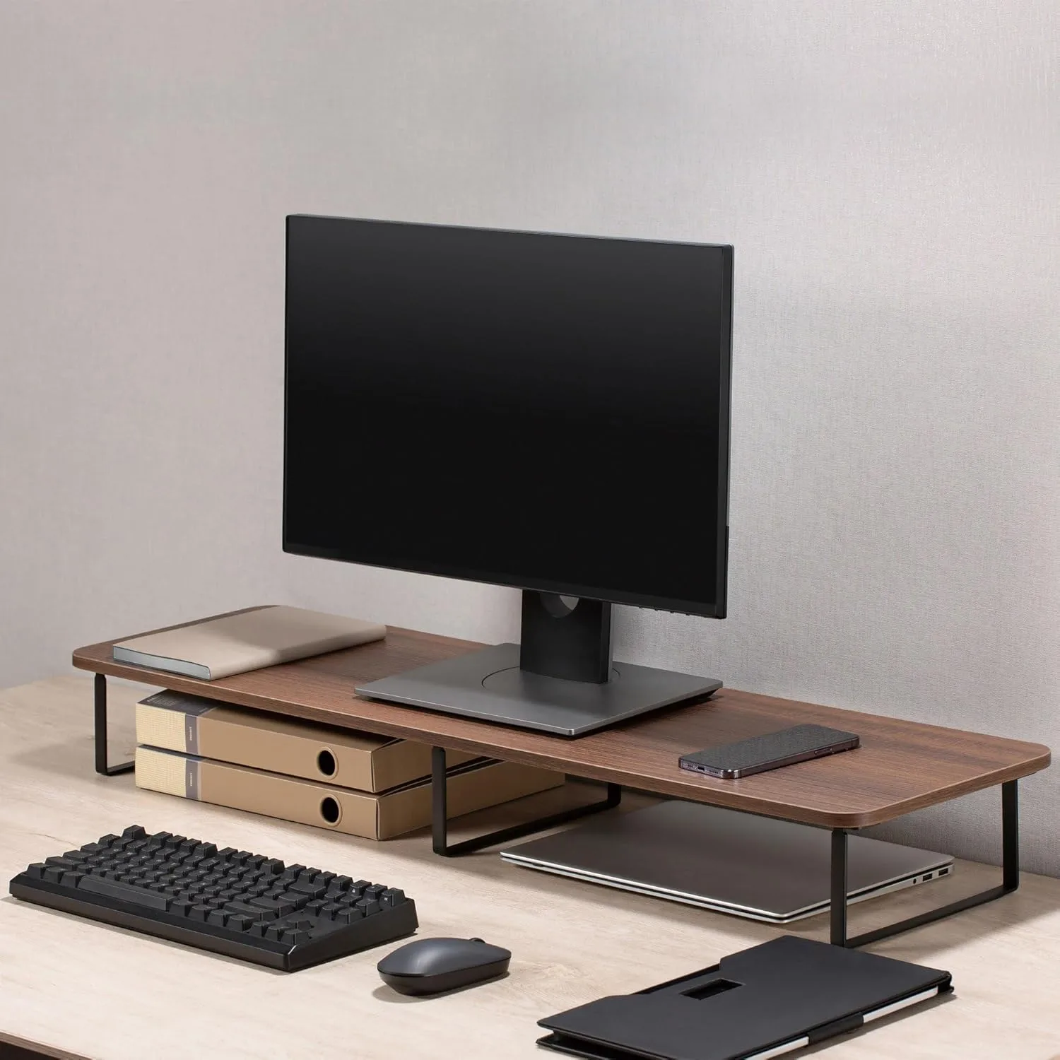 Lorell Quick-Install Monitor Laptop Riser