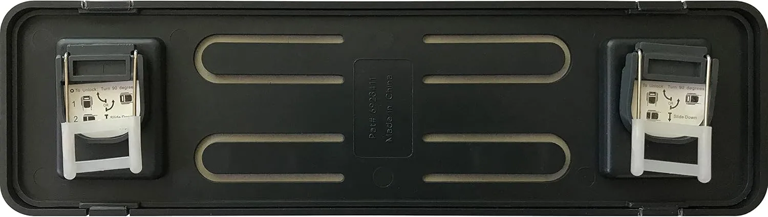 Lorell Recycled Cubicle Nameplate, 0.9inW x 2.7inH, Wall, Plastic, Black