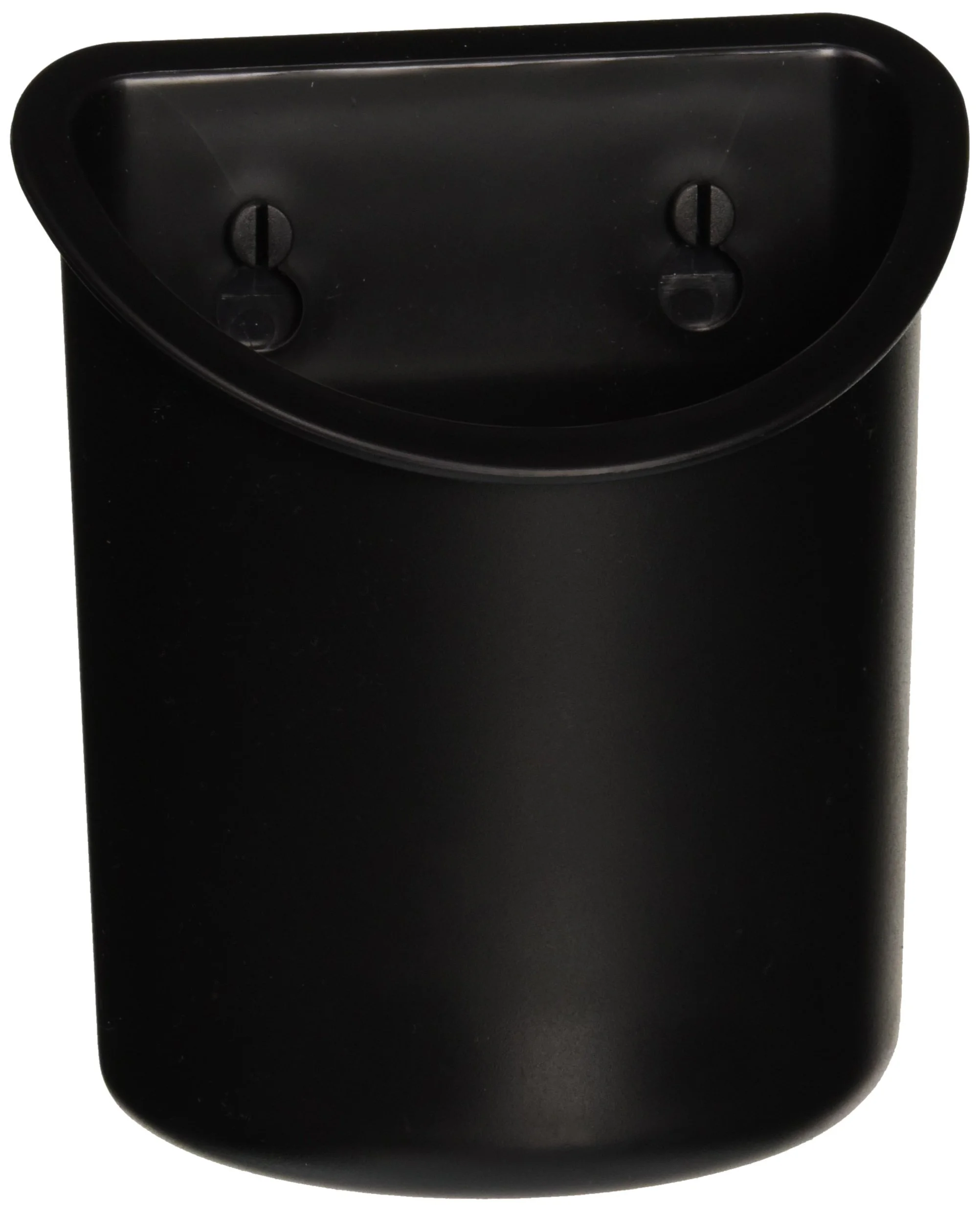 Lorell Recycled Mounting Pencil Cup, Plastic, Black