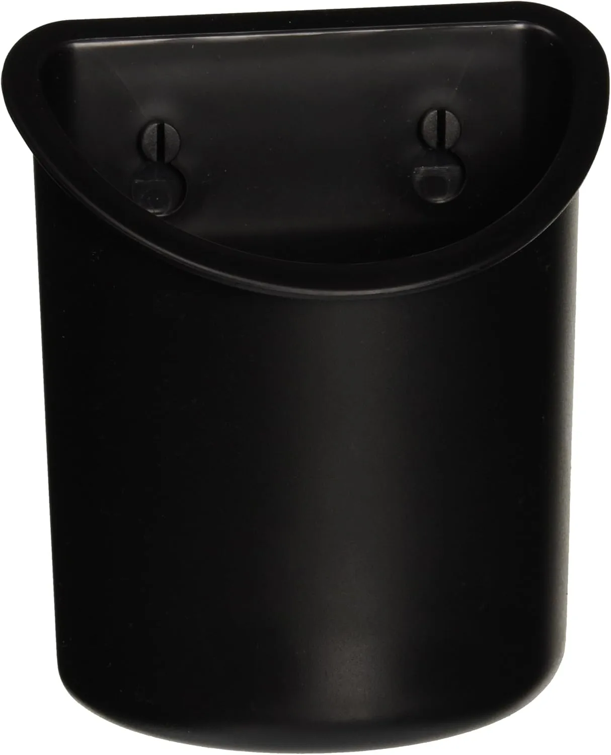Lorell Recycled Mounting Pencil Cup, Plastic, Black