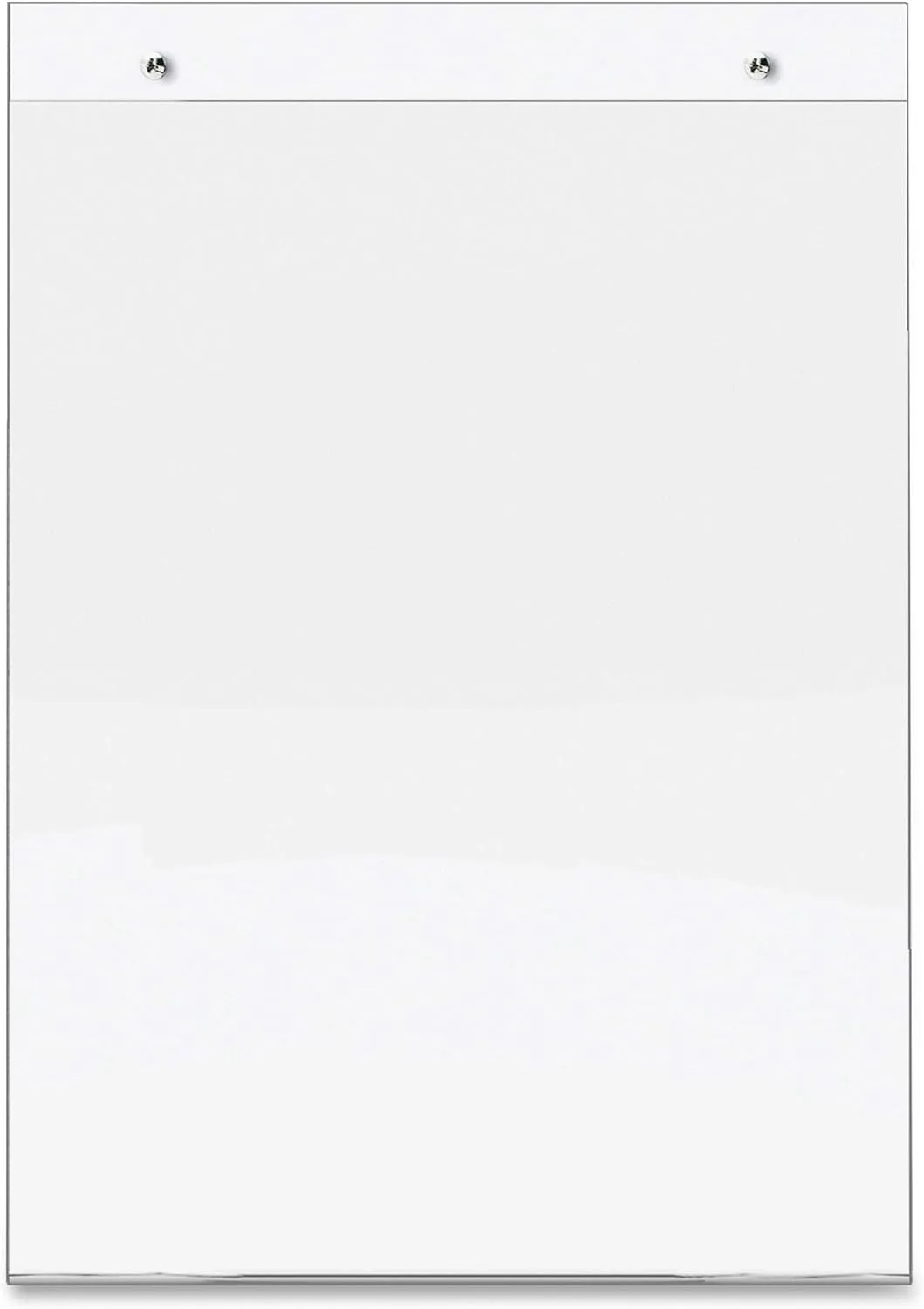 Lorell Wall-Mounted Sign Holder, 8-1/2 x 11 in, Clear - 1 Pack