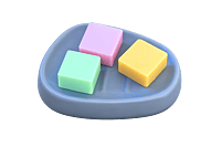Lot de 3 petits savons aux huiles essentielles Lot de 3 petits savons aux huiles essentielles