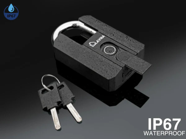 LAVNA LS45 Smart Outdoor Padlock Fingerprint- IP67 Waterproof | Heavy-Duty Metal Lock LAVNA LS45 Smart Outdoor Padlock Fingerprint- IP67 Waterproof | Heavy-Duty Metal Lock