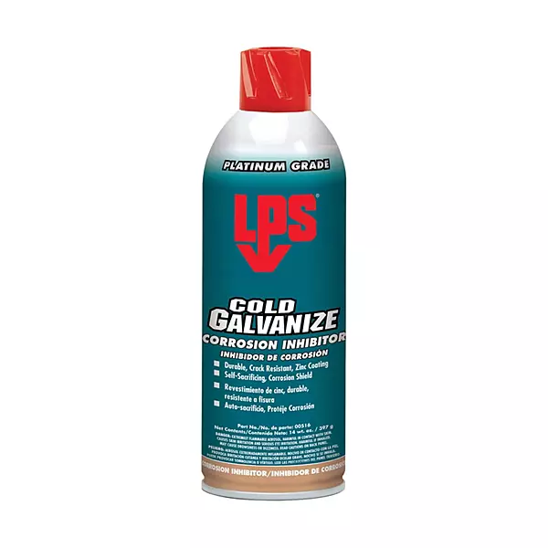 LPS 00516 Cold Galvanize Corrosion Inhibitor, 14 oz Aerosol Can