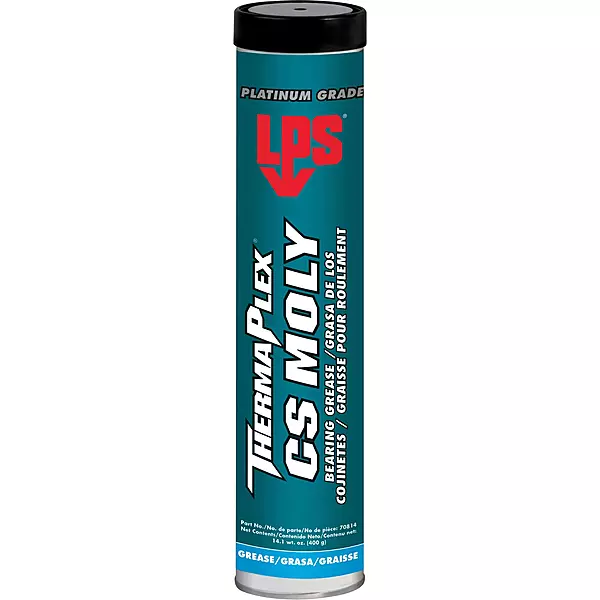 LPS Extreme Pressure Grease: 14.1 oz Cartridge, Calcium Sulfonate & Molybdenum Disulfide