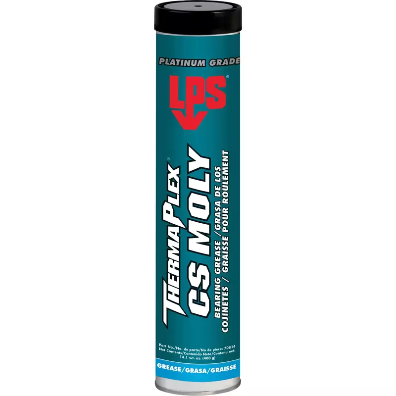 LPS Extreme Pressure Grease: 14.1 oz Cartridge, Calcium Sulfonate & Molybdenum Disulfide