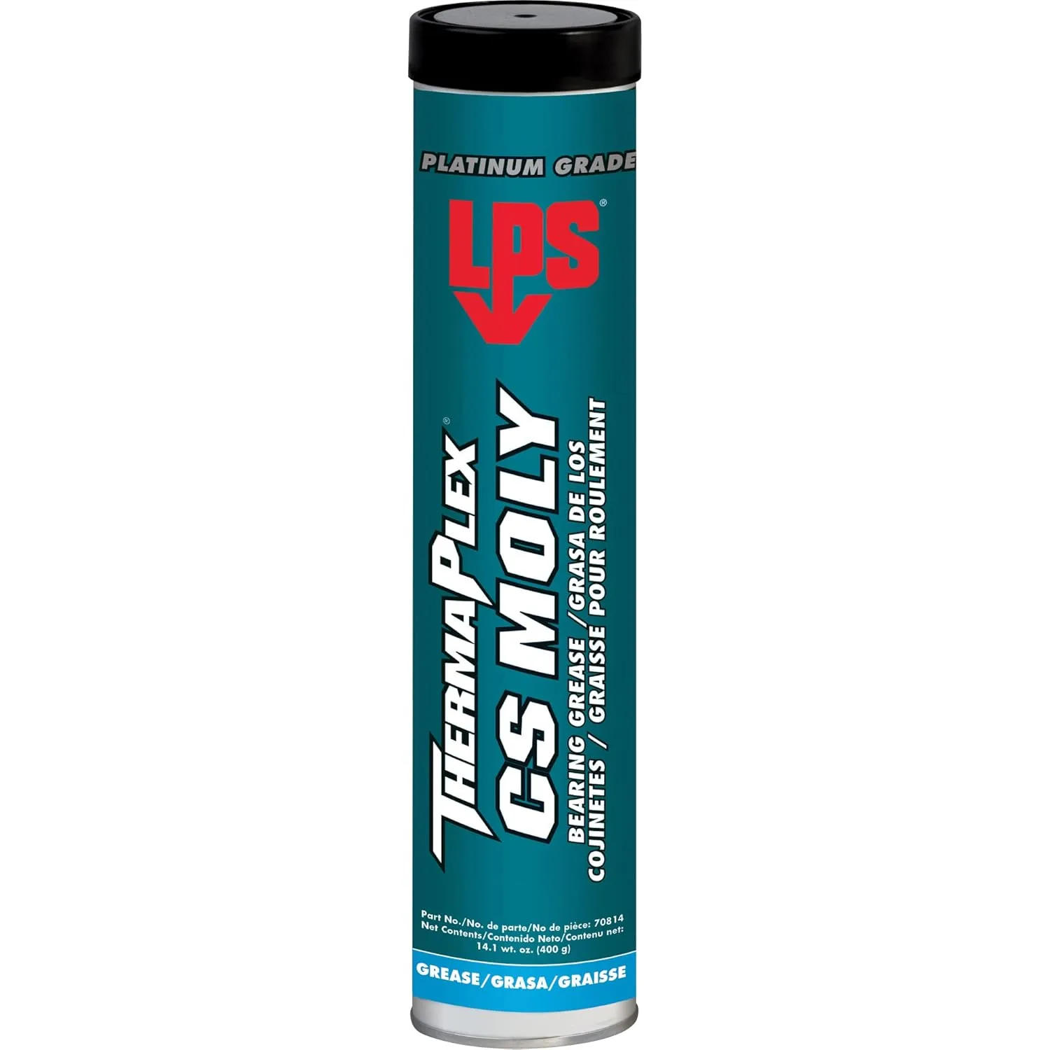 LPS Extreme Pressure Grease: 14.1 oz Cartridge, Calcium Sulfonate & Molybdenum Disulfide