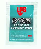 LPS D'Gel Solvent Degreaser Wipes, Orange - 144 per Case