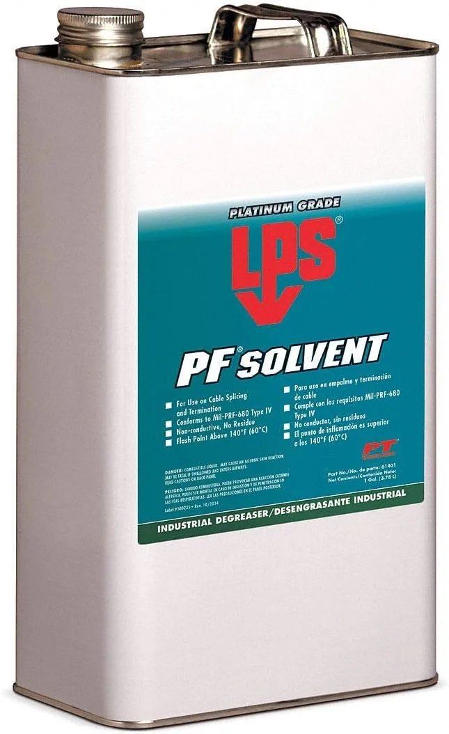 LPS PF Solvent - Liquid 1 gal Can - 61401 [PRICE is per BOTTLE]