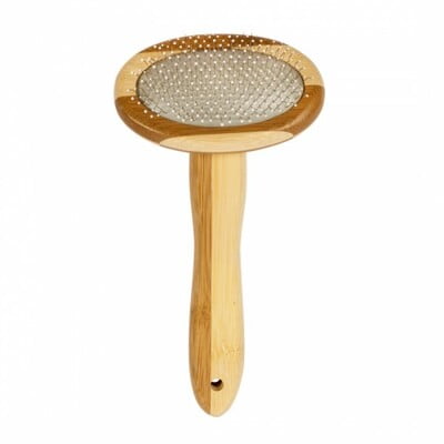 DUVO BAMBOO SLICKER BRUSH-M (18X10CM):(158005) DUVO BAMBOO SLICKER BRUSH-M (18X10CM):(158005)