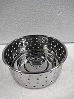 Shine Stainless Round Panner maker with lid & base