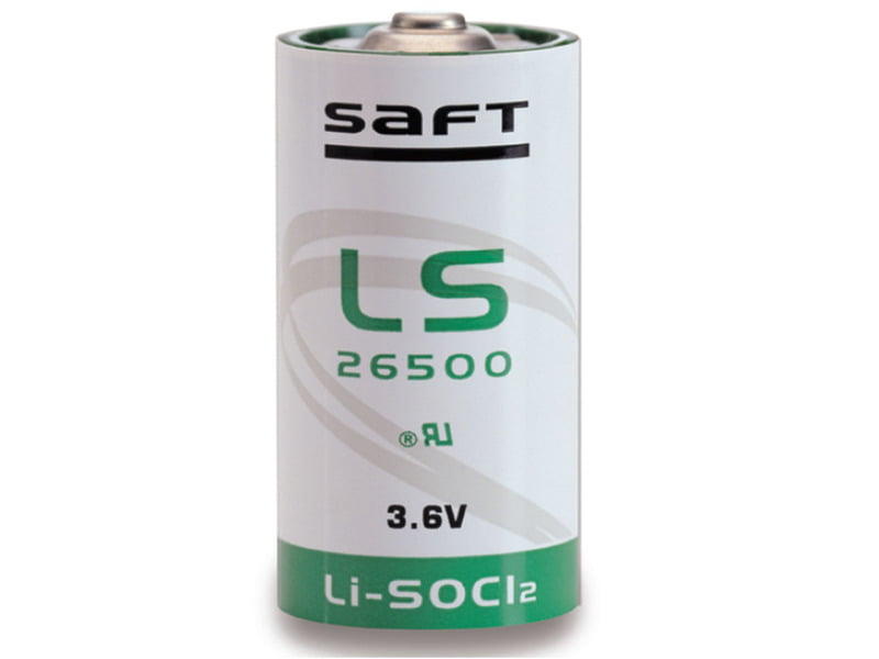 Saft LS26500 3.6V 7.7Ah C Size battery (Pack of 1)