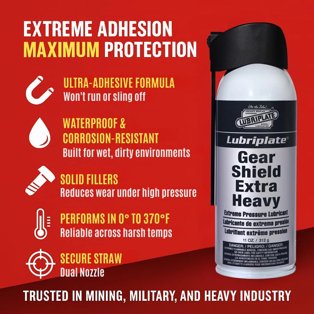 Gear Shield Series Open Gear Grease - aerosol gear shield-hd#15263 [Set of 12]