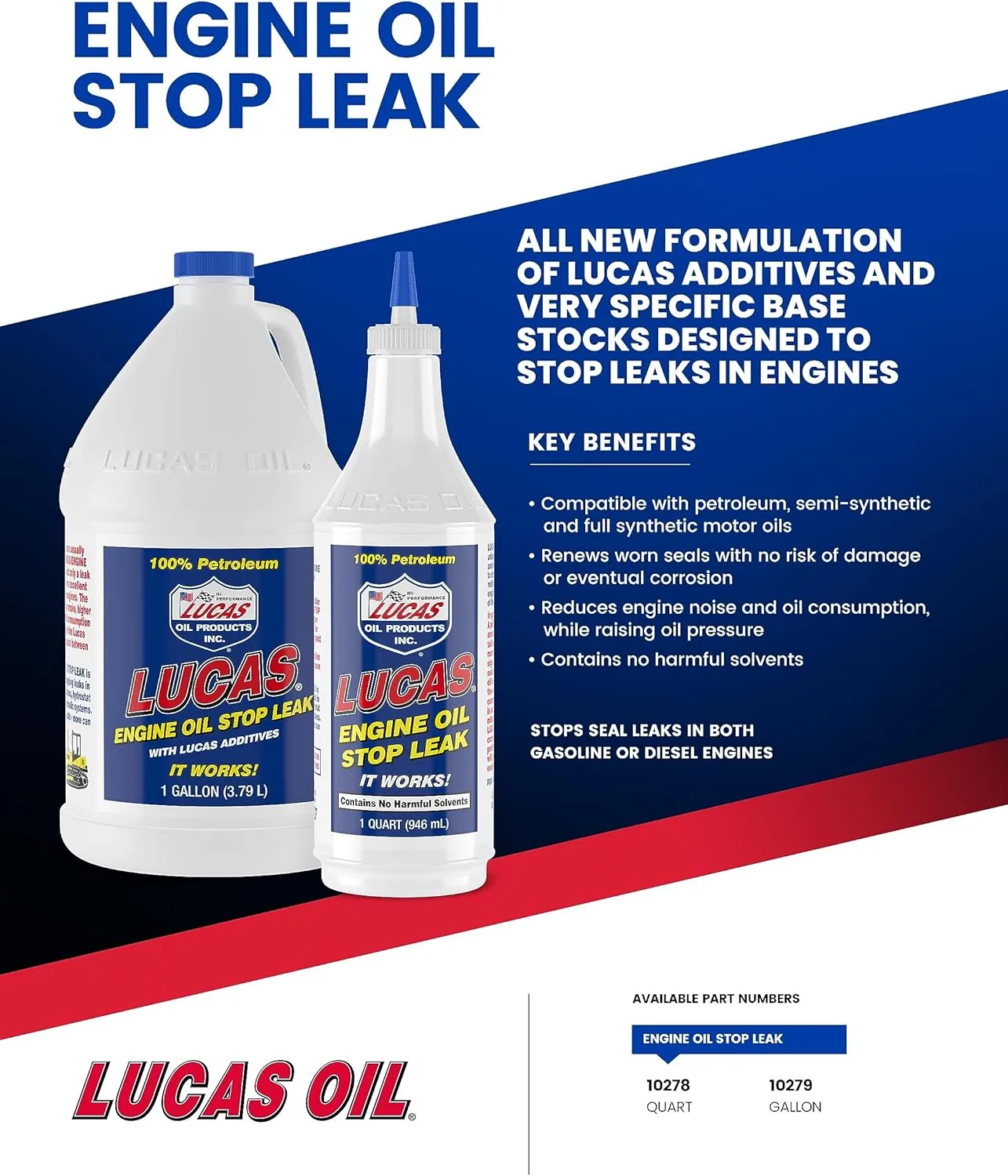Lucas Oil Engine Oil Stop Leak