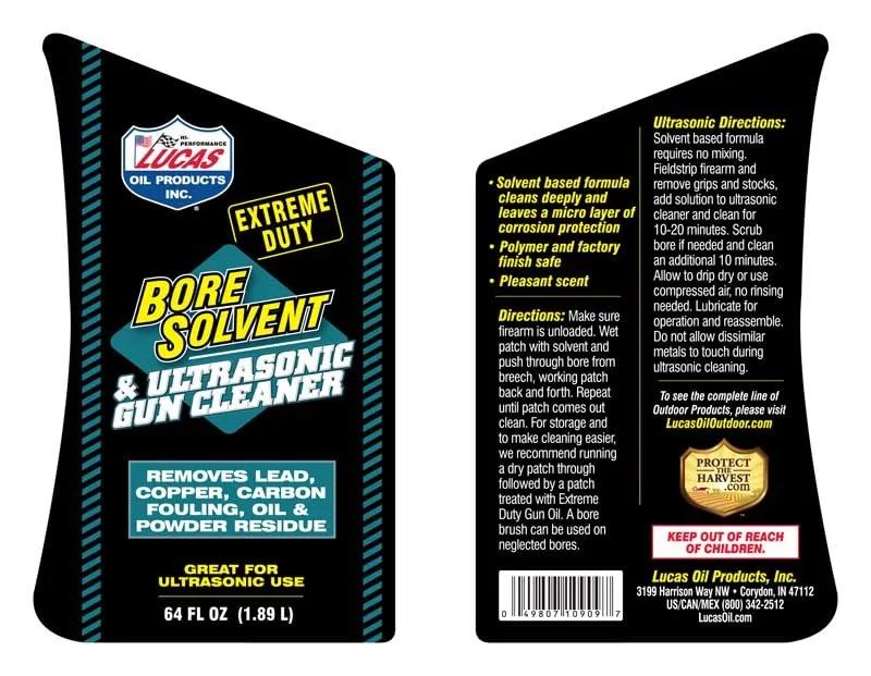 Lucas Oil Extreme Duty Bore Solvent & Ultrasonic Gun Cleaner