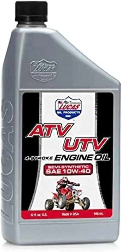 Lucas Oil Semi-Synthetic SAE 10W-40 ATV Engine Oil