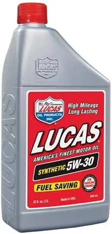 Lucas Oil Synthetic High Mileage Motor Oil